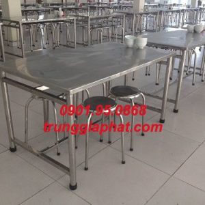 Bàn Ghế Inox Nhà Ăn Công Nhân