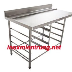 Bàn bát sạch có giá để rack