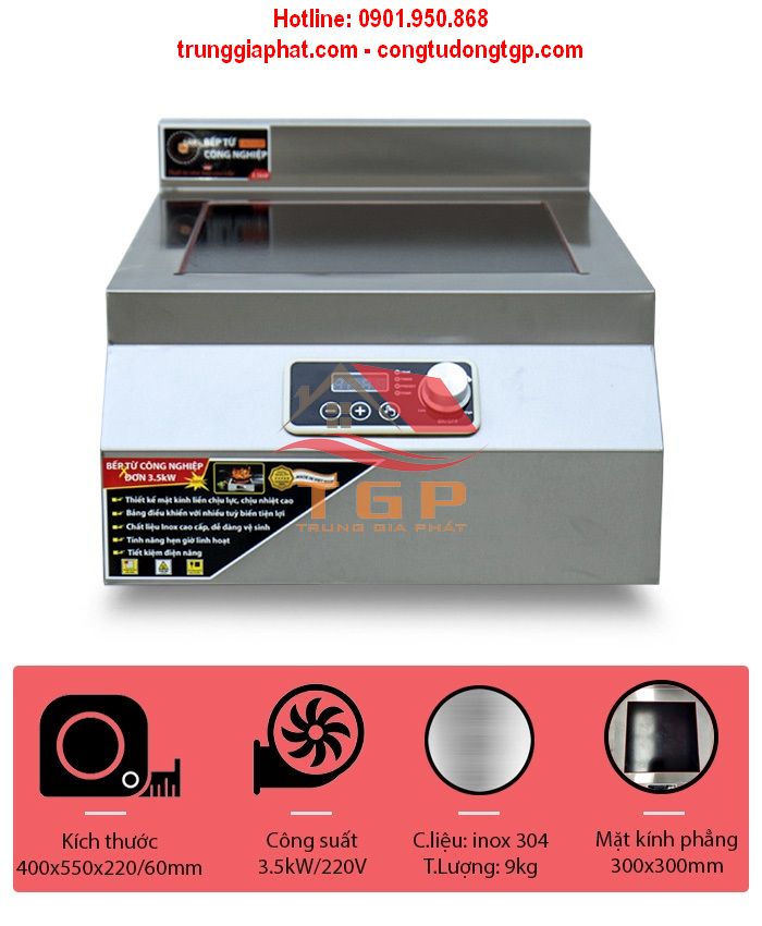 bep-ham-dien-tu-35kw-da-nang Bếp từ công nghiệp 3,5KW mặt phẳng