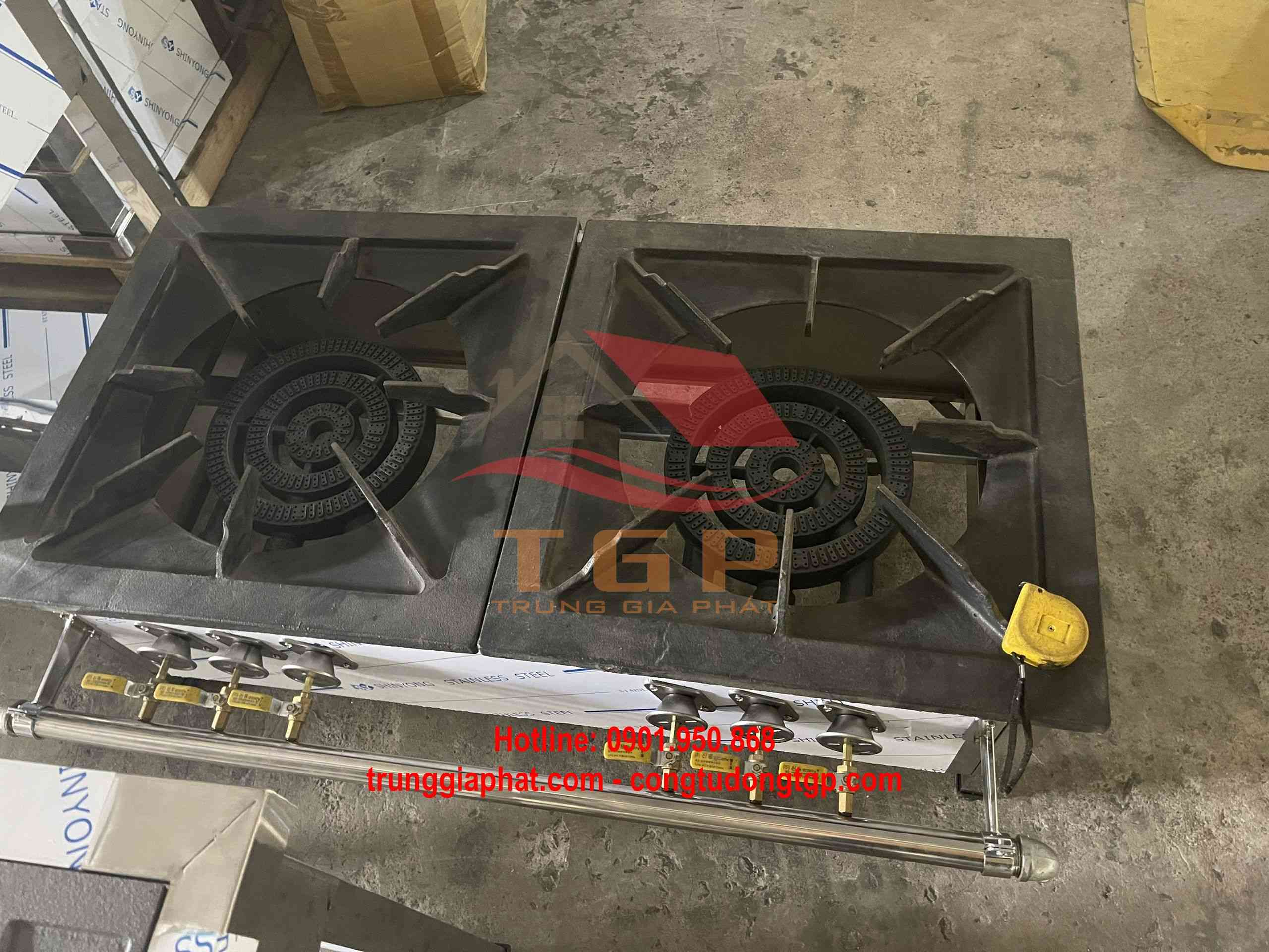 Bếp Hầm Kiểu Hàn Quốc 2 Họng