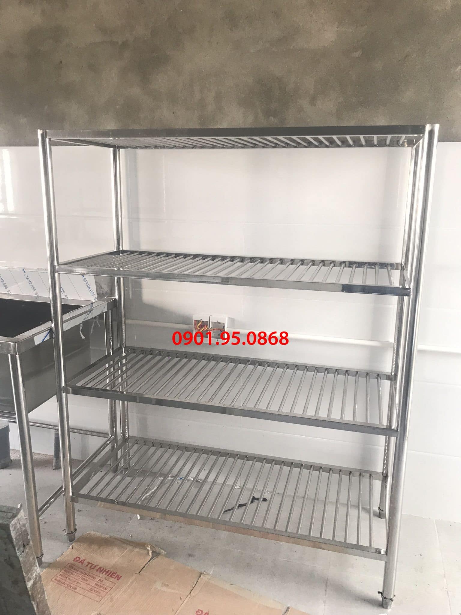 Kệ song Inox 4 Tầng – CÔNG TY TNHH ĐẦU TƯ SẢN XUẤT & THƯƠNG MẠI TRUNG ...