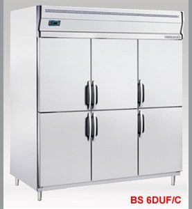 Tủ đông 6 cánh inox Berjaya BS6DUF/Z 1701 lít
