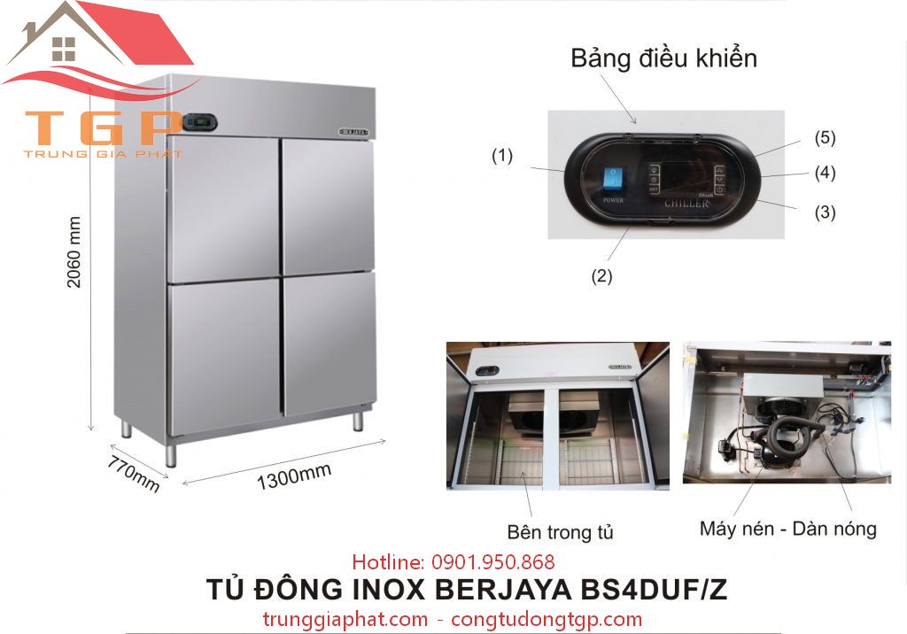 tu-dong-bon-canh-berjaya-bs4duf-z-1 Tủ đông bốn cánh Berjaya BS4DUF/Z