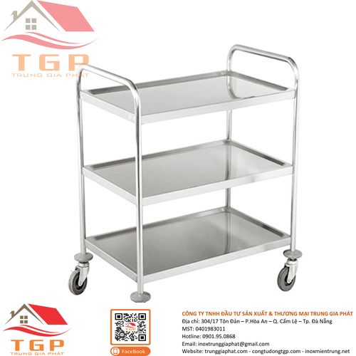 xe-day-inox-3-tang-1-1 Xe Đẩy Inox 3 tầng