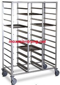xe-day-khay-1 Xe đẩy khay Inox nhiều tầng